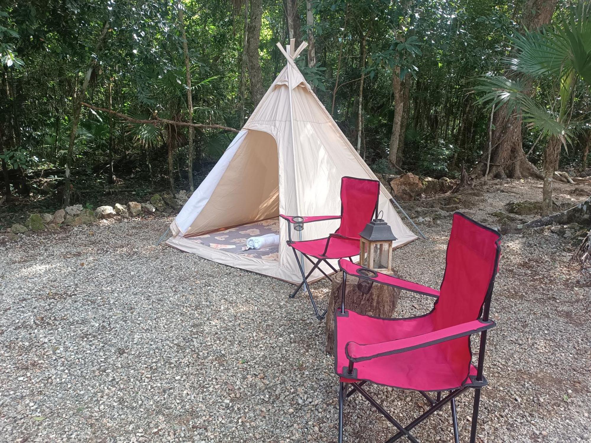Cheel Lodge & Camping Puerto Morelos Exterior photo